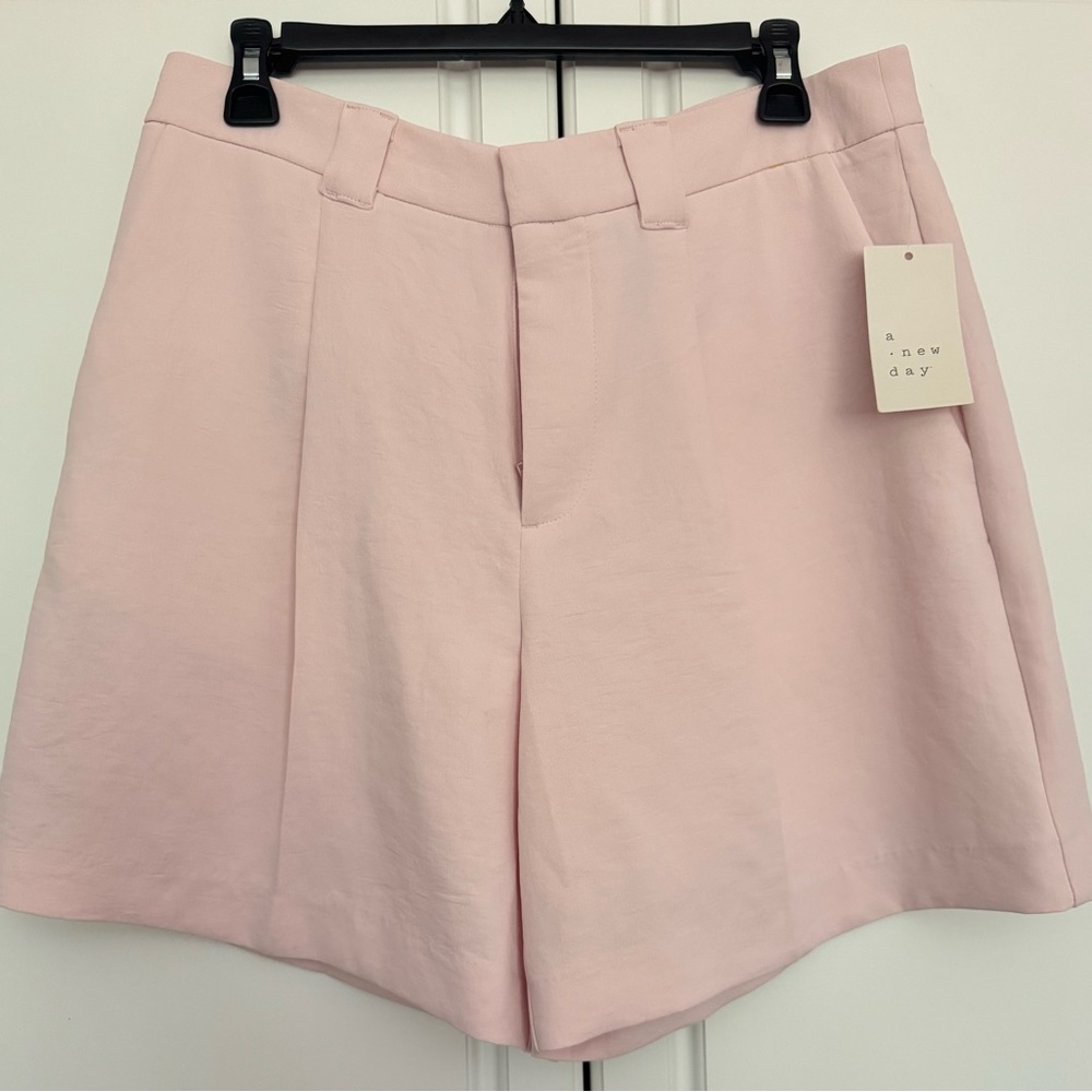 A New Day Women's Light Pink Bermudas